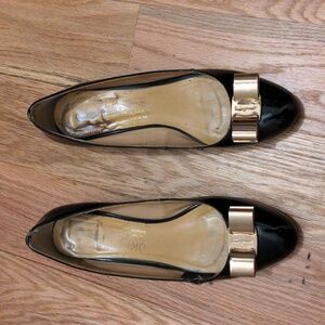 Salvatore Ferragamo bow box heel